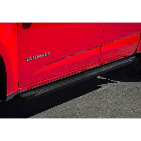 APS Black Blow Molding Style Nerf Bars Running Boards Compatible with Chevy Colorado GMC Canyon 2015-2024 Crew Cab