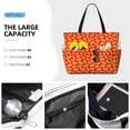 thumbnail image 3 of Sigee A Big Hot Dog Print Extra Large Waterproof Beach Travel Bag with Zipper - Durable and Versatile for Vacation, Gym, and Daily Use, 3 of 7