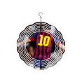 thumbnail image 4 of Soccer Star Style Wind Power White Coated Aluminum Plate Double-Sided Printing Heat Transfer Wind Chime Turntable, 4 of 6