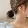 thumbnail image 3 of GAXIRE 1 clip para la oreja con diseño de cadena, joyería para la oreja que combina con todo, joyería para la oreja para mujer, 3 of 4