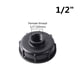 thumbnail image 3 of Rotor de rosca hembra de 3/4 ", rociador emergente, engranaje de accionamiento, cabezal de rociador de césped, patrón de círculo parcial, serie 5004 ajustable 40 ~ 360, 3 of 5