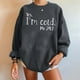 thumbnail image 1 of Ichuanyi liquidación letra femenina moda suelta redonda de cuello redonda suéter deportivo top ICHUANYI WER202308211104, 1 of 4