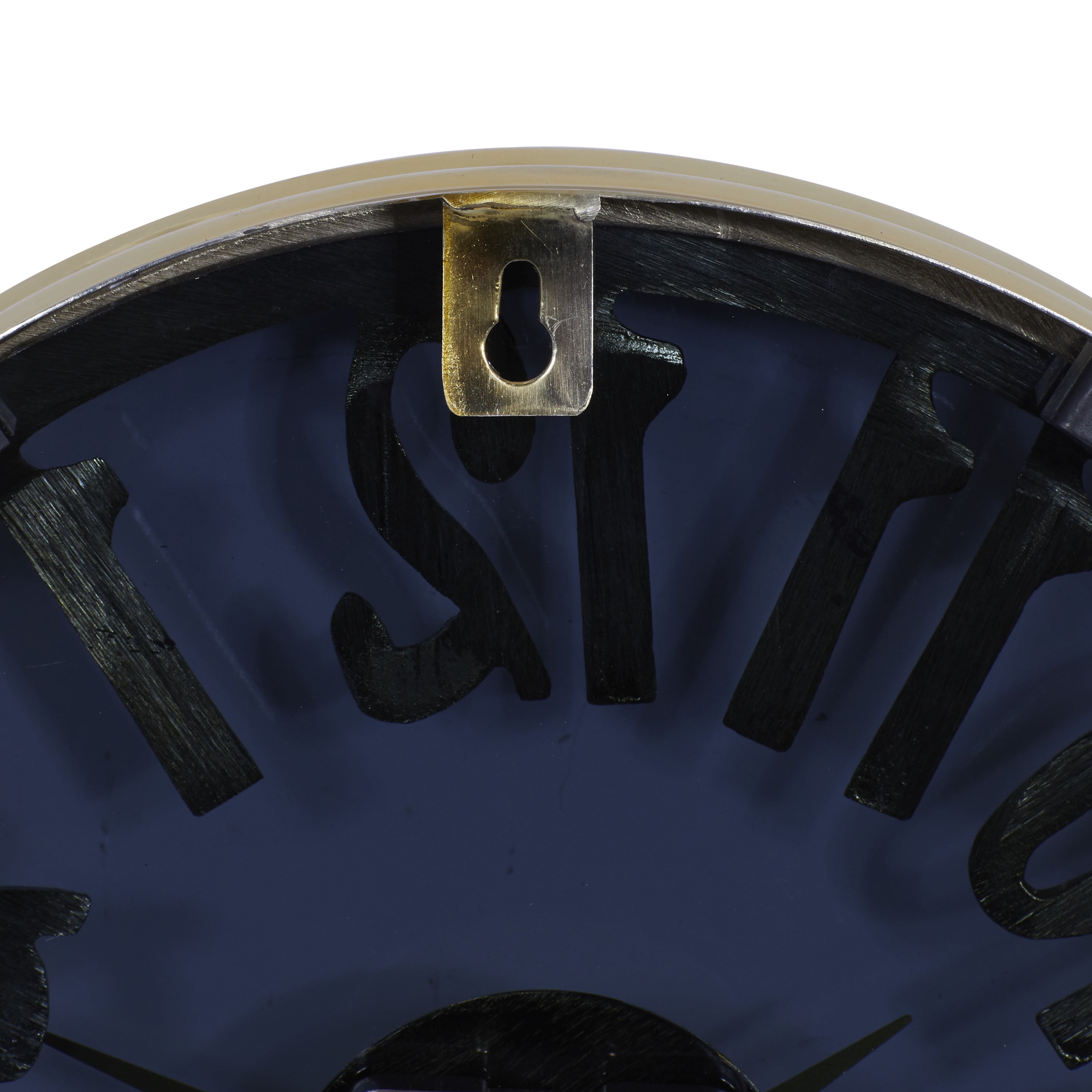 DecMode 12 In. Blue Coastal Wall Clock