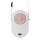thumbnail image 1 of Mini ventilador de cuello personal con energía restante Ventilador portátil recargable con clip para acampar al aire libre, rosa, 1 of 5