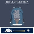 thumbnail image 5 of FORMRS Unisex School Backpack 17" Student Travel Bag with Laptop Compartment, Ice Cream Cat, 5 of 7