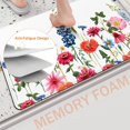 thumbnail image 4 of Kitchen Mat with Colorful Flowers,2 PCS Inches Anti Fatigue Kitchen Rugs, Non-Slip Cushioned Floor Mats for Kitchen Home Office,18 * 30in+18 * 48 Inches, 4 of 6
