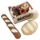thumbnail image 1 of Plush Bakery Play Set MOVEBO, juguete de fieltro para comida, 7 piezas, 1 of 8