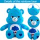 thumbnail image 3 of oso de peluche azul arcoíris lindo panda, 3 of 5
