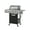 Silver-3 Burner, variant on Spaco 3 Burner Barbecue Grill, Propane Grill with Side Burner, Stainless Steel Gas Grill for Patio, Backyard, Silver