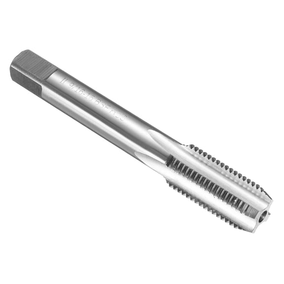 Uxcell Hand Bottom Tap 9/16-16 BSF 2B Bottoming Style Screw Tapping Threading Tool