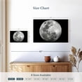 thumbnail image 4 of Elephant Stock Simple Moon Wall Art - Horizontal Canvas Wall Art - Living Room Wall Decor - Astronomy & Space Canvas - Black And White Decor - 12" x 8", 4 of 8