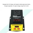 thumbnail image 2 of Regulador de voltaje Irfora Controlador de voltaje Variable compacto para el hogar de 10000W, regulador ajustable de voltaje de luz de temperatura de velocidad portátil Irfora Regulador de voltaje, 2 of 2