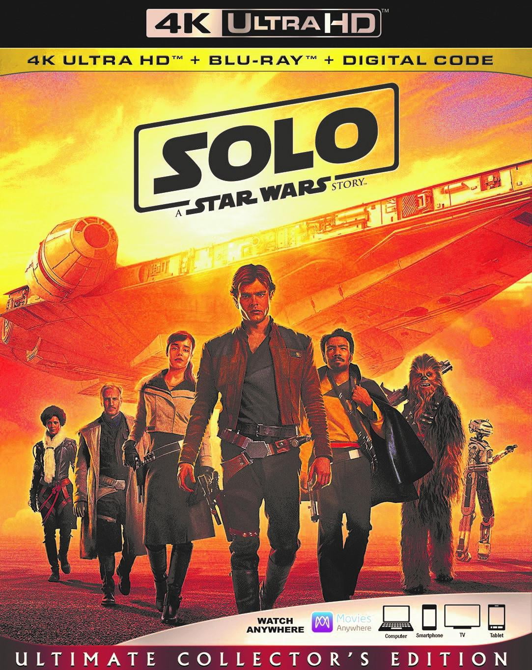 Solo: A Star Wars Story (4K/UHD + 2 Blu-Ray + Digital Code)