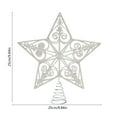 thumbnail image 3 of FeiFu Christmas Tree Star Topper Sparkling Tree Top Decoration Festive Finial Ornament Fits Standard Christmas Tree Sizes, 3 of 6
