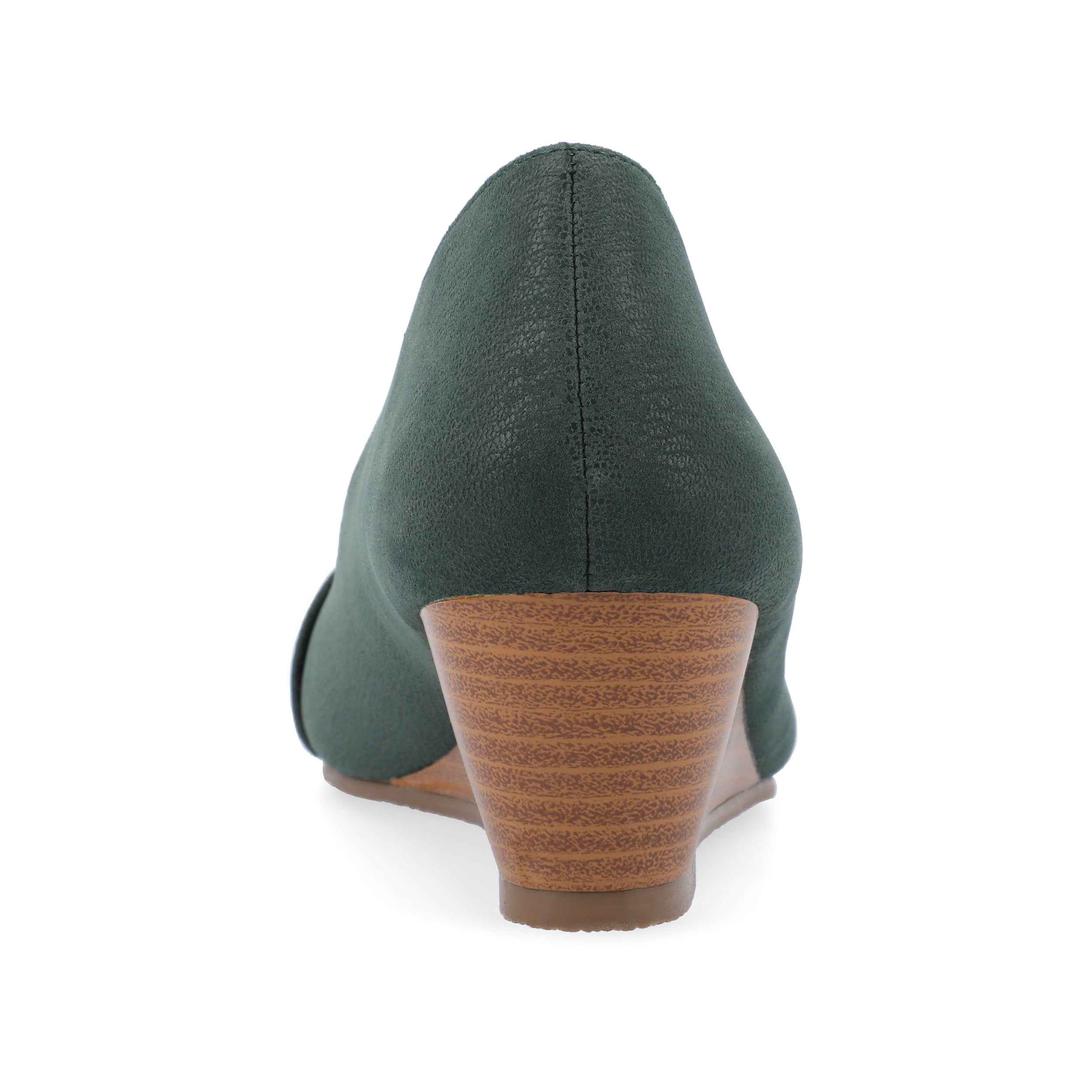 Journee Womens Graysn Comfort Insole Slip On Round Toe Wedge, Widths Available