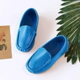 thumbnail image 4 of GiLiling Toddler Little Kid Boys Girls Soft Slip on Loafers Dress Flat Shoes Boat Shoes Casual Shoes Shoes for Children (Blue, 6.5), 4 of 7