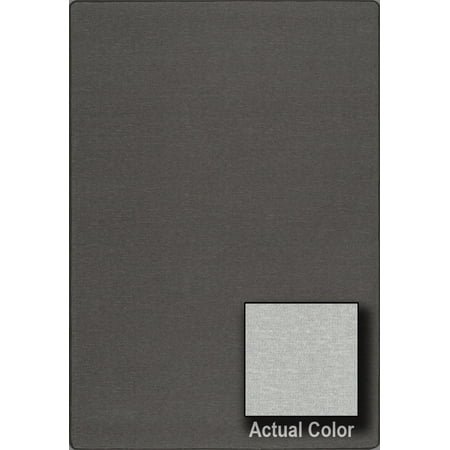 Milliken Imagine Area Rug TABINET Tabinet Silver Lining Single-Color Flat 7 8 x 10 9 Rectangle