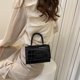 thumbnail image 5 of Bolsa s cruzados con patrón de piedra para mujer de hombro Ehuebsd con cadena de cuentas bolso de mensajero Simple informal monedero, 5 of 7