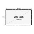 thumbnail image 2 of 60-200inch Portable Foldable Projector Screen High Density White Less Creases Soft, 2 of 6