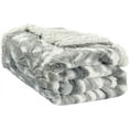 thumbnail image 2 of Plush- Decorative Throw, Perfect for Lounging, 50 x 60 inches, Alaska Gray Sherpa Throw Blanket, 2 of 3