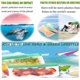 thumbnail image 1 of Bolsas de almacenamiento reutilizables para congelador de alimentos, 10 bolsas grandes para sándwich, bolsas para aperitivos, bolsas de almuerzo con cierre hermético lavables a prueba de fugas para el hogar, cocina, refrigerador, almacenamiento de verduras y frutas ZefeiWu 8390614827202, 1 of 1