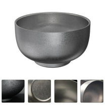 USHOBE 1Pack Rice Bowl Round Stainless Steel For General Users