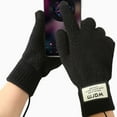 thumbnail image 4 of Niaviben Mens Gloves Ski Gloves Winter Accessories for Women Womens Gloves with Touchscreen Fingers Hiking Gloves Workout Gloves Winter Gloves Gray One Size, 4 of 7