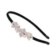 thumbnail image 2 of Skymirror Woman Headband Elegant Style Non Slip Headwear Hair Hoop Band Flower Rhinestone Headdress Hair Accessories, 2 of 8