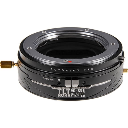 Fotodiox MD-SNE-TR Tilt & Shift Lens Mount Adapter for SLR Sony Alpha Camera Body