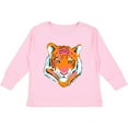 thumbnail image 3 of Inktastic Tiger Head Boys or Girls Long Sleeve Toddler T-Shirt, 3 of 5