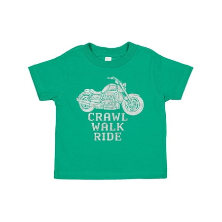 

Inktastic Crawl Walk Ride Motorcycle Gift Toddler Boy or Toddler Girl T-Shirt