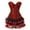 Deep Red, variant on Medieval Dresses for Women Solid Color Mesh Renaissance Dress Fashion Floral Midi Dress Costume Flare A-Line Knee Length Medieval Victorian Skirt Set for Halloween Cosplay
