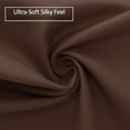 thumbnail image 5 of (3 pack) Nestl Pillow Sham Set of 2, Premium 1800 Series Double Brushed Bed Pillow Cases, Chocolate Brown, Euro 26" X 26", 5 of 6