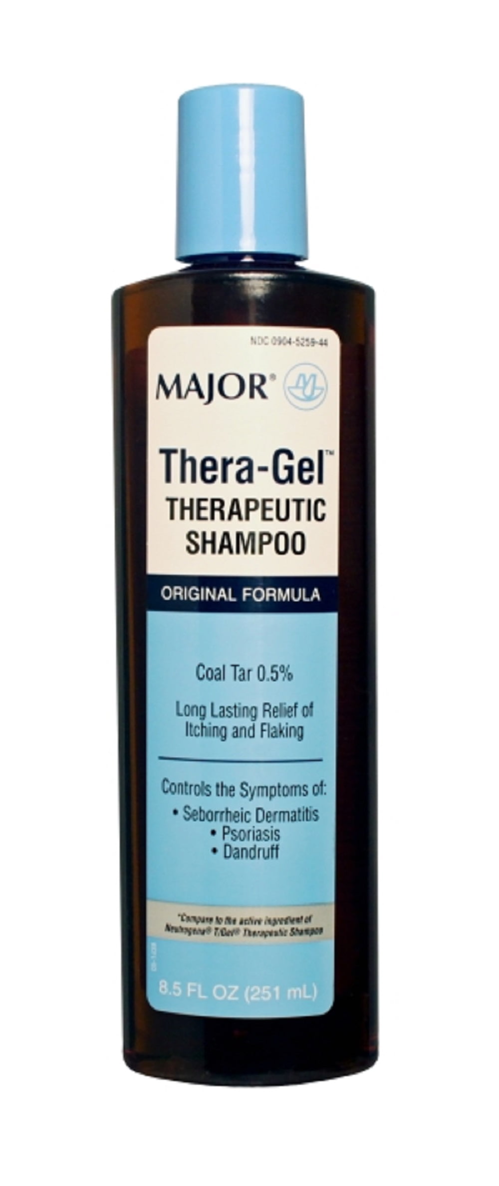 MAJOR THERAGEL SHAMPOO COAL TAR1 Brown 251 ML UPC 309045259443