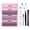 Black tools, variant on False Eyelash Extension Kit, Individual Cluster Lashes 484 Clusters, Thick & Enlarging Eyes, D Curl Curling Eyelashes