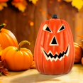 thumbnail image 5 of Halloween Pumpkin Decorative Lantern, Hollowed Out Jack O Lantern for Outdoor Scene Display, Window Shop Decor, Fall Harvest Porch Decoration, Home Party Supplies, 5 of 5