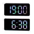 thumbnail image 1 of reloj electronico,Alarmas digitales Reloj Control por ,Reloj electrónico LED con indicador de temperatura,Escritorio Escritorio Reloj 12/24H Carga USB silenciosa,Dormitorio Zulema  reloj electronico, 1 of 8