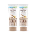 thumbnail image 1 of Mamaearth Rice Face Wash With Rice Water & Niacinamide for Glass Skin | Pack of 2 | 100 ml x 2, 1 of 5