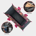 thumbnail image 4 of Teacher Tote Bag,Pioneer Flower Floral Print Pattern Teacher Utility Tote Bag,Large Work Tote Bags for Women with Multiple Pockets,Top Zipper Closure,13.8x10.6x6.7 Inch, 4 of 5