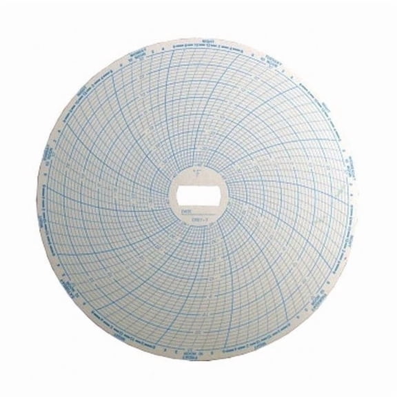 Supco 7 Day Chart -40Deg F To 30Deg F,PK60 CR87-7