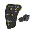 thumbnail image 4 of Béisbol Umpire Clicker Balls Strike Outs Entradas portátiles 4 ruedas con silbato de béisbol Clicker para ejercicio deportivo, 4 of 8