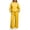 Yellow, variant on Women's Tracksuits 2 Piece Set Solid Color Fleece Hoodie Jogging Athletic Pants Set Relaxed Fit Fall Winter Suits with Pockets Light Purple L
