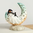 thumbnail image 2 of PatungKu Witch Ghostly Lying On Moon Miniature Sculpture Handmade Resins Home Accent Gift, 2 of 9