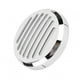 thumbnail image 3 of Aspecto Brillante Apto Redondo De Los Accesorios 3,5 De La Modificación De La Motocicleta De La Cubierta Del Cuerno De Chrome, 3 of 7