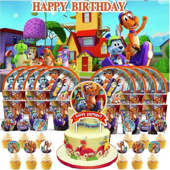 Go Dog Go Birthday Cups Party Supplies Decor Backdrop Paper Plates Fans Decorations Banner
