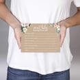 thumbnail image 3 of Koyal Wholesale Peach Rustic Floral Garden Party Baby Shower Wishes for Baby Cards, 20-Pack, 3 of 7