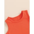 thumbnail image 5 of Bagilaanoe 2pcs Toddler Baby Boy Girl Shorts Set Sleeveless Tank Tops + Shorts 6M 12M 18M 24M 3T 4T Kids Casual Summer Clothes, 5 of 7