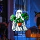 thumbnail image 4 of Decoración colgante para ventana de Halloween | Maceta suculenta con forma de fantasma | Decoración espeluznante para interiores y exteriores | Fantasma de plástico sosteniendo una maceta, 4 of 6