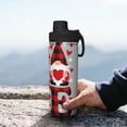 thumbnail image 7 of Fuzoiu Buffalo Plaid Love And Gnome Print 18oz Sports Insulated Kettle,Stainless Steel Vacuum Water Bottle, Leakproof Sport Flask, 7 of 7