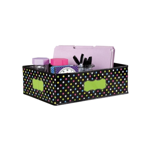 Teacher Created Resources, Decorative Storage Bin, 1 Each, Multi